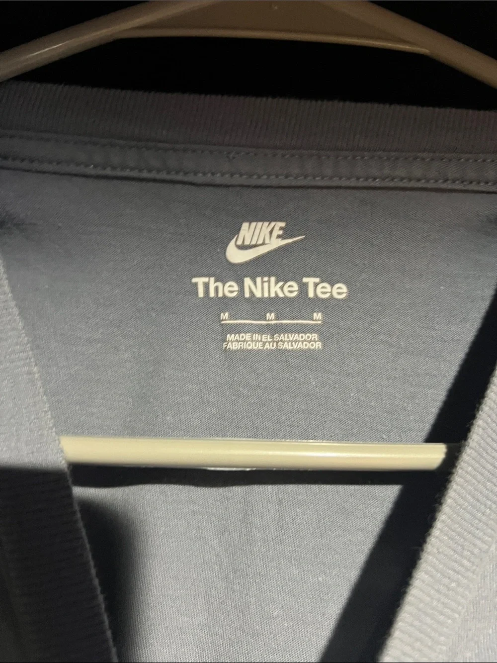 Nike Air Short-Sleeve Tee — Pale Blue with White Logo